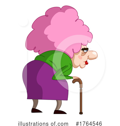 Senior Woman Clipart #1764546 by yayayoyo