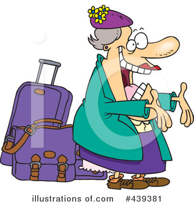Royalty-Free (RF) Granny Clipart Illustration by toonaday - Stock Sample #439381