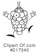 Grape Clipart #217340 by Hit Toon