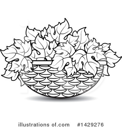 Royalty-Free (RF) Grape Leaves Clipart Illustration by Lal Perera - Stock Sample #1429276
