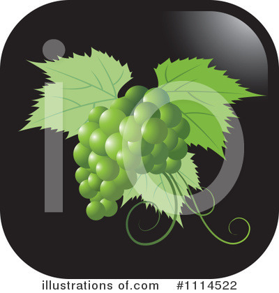 Royalty-Free (RF) Grapes Clipart Illustration by Lal Perera - Stock Sample #1114522