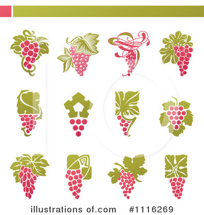 Royalty-Free (RF) Grapes Clipart Illustration by elena - Stock Sample #1116269
