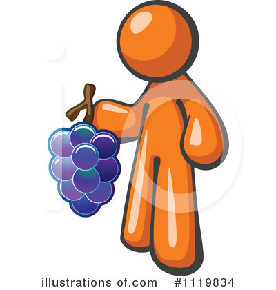 Grapes Clipart #1119834 by Leo Blanchette