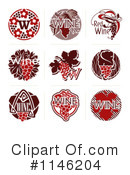 Grapes Clipart #1146204 by elena