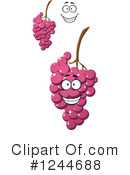 Grapes Clipart #1244688 by Vector Tradition SM