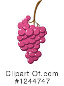Grapes Clipart #1244747 by Vector Tradition SM