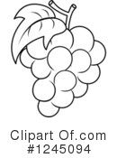 Grapes Clipart #1245094 by BNP Design Studio