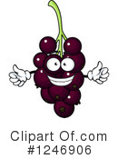 Grapes Clipart #1246906 by Vector Tradition SM