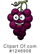 Grapes Clipart #1246908 by Vector Tradition SM