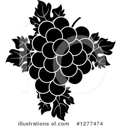 Royalty-Free (RF) Grapes Clipart Illustration by Lal Perera - Stock Sample #1277474