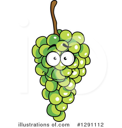 Royalty-Free (RF) Grapes Clipart Illustration by Vector Tradition SM - Stock Sample #1291112