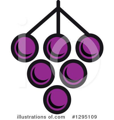 Royalty-Free (RF) Grapes Clipart Illustration by Vector Tradition SM - Stock Sample #1295109