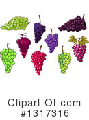 Grapes Clipart #1317316 by Vector Tradition SM