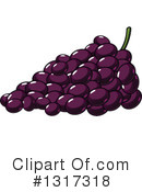 Grapes Clipart #1317318 by Vector Tradition SM