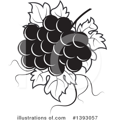 Royalty-Free (RF) Grapes Clipart Illustration by Lal Perera - Stock Sample #1393057