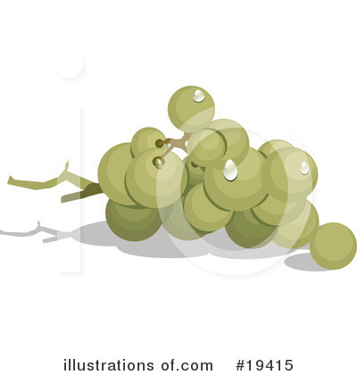 Royalty-Free (RF) Grapes Clipart Illustration by Vitmary Rodriguez - Stock Sample #19415