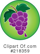 Grapes Clipart #218359 by Pams Clipart