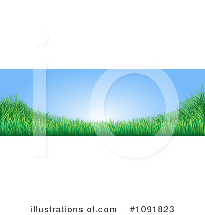 Meadow Clipart #1091823 by AtStockIllustration