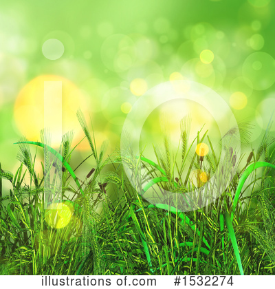 Royalty-Free (RF) Grass Clipart Illustration by KJ Pargeter - Stock Sample #1532274