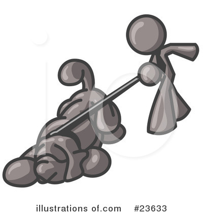 Royalty-Free (RF) Gray Collection Clipart Illustration by Leo Blanchette - Stock Sample #23633