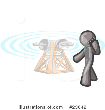 Communications Tower Clipart #23642 by Leo Blanchette