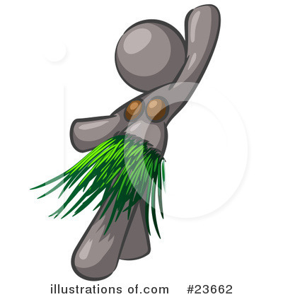 Hula Dancer Clipart #23662 by Leo Blanchette
