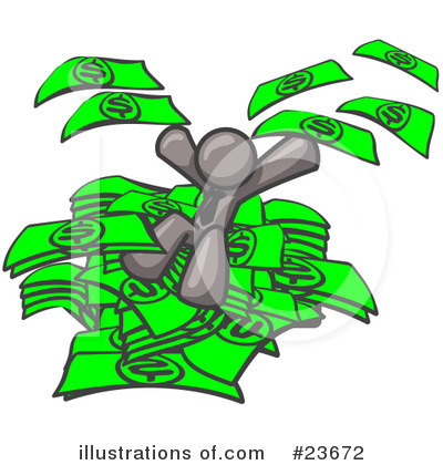Money Clipart #23672 by Leo Blanchette