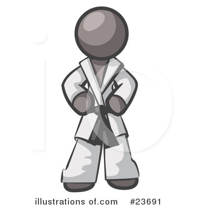 Karate Clipart #23691 by Leo Blanchette