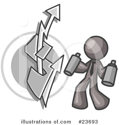 Royalty-Free (RF) Gray Collection Clipart Illustration by Leo Blanchette - Stock Sample #23693