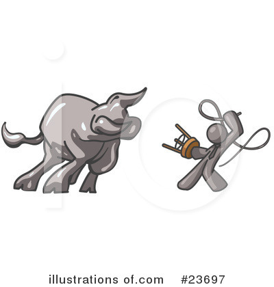 Bull Clipart #23697 by Leo Blanchette