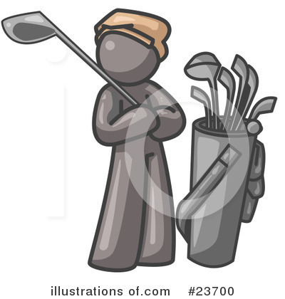 Golfing Clipart #23700 by Leo Blanchette