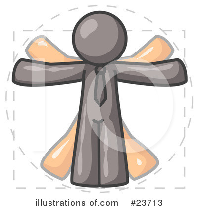 Royalty-Free (RF) Gray Collection Clipart Illustration by Leo Blanchette - Stock Sample #23713