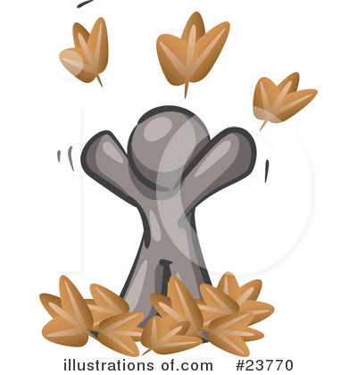 Fall Leaves Clipart #23770 by Leo Blanchette