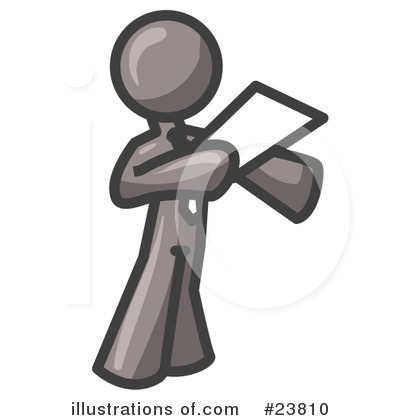 Royalty-Free (RF) Gray Collection Clipart Illustration by Leo Blanchette - Stock Sample #23810