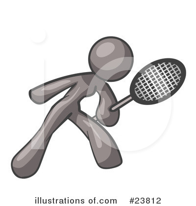 Tennis Clipart #23812 by Leo Blanchette