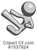 Gray Design Mascot Clipart #1537824 by Leo Blanchette