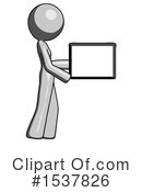 Gray Design Mascot Clipart #1537826 by Leo Blanchette