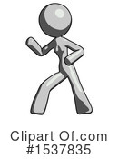 Gray Design Mascot Clipart #1537835 by Leo Blanchette