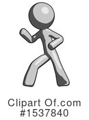 Gray Design Mascot Clipart #1537840 by Leo Blanchette