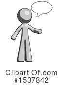 Gray Design Mascot Clipart #1537842 by Leo Blanchette