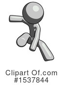 Gray Design Mascot Clipart #1537844 by Leo Blanchette