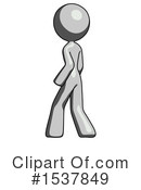 Gray Design Mascot Clipart #1537849 by Leo Blanchette