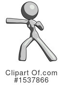 Gray Design Mascot Clipart #1537866 by Leo Blanchette