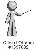 Gray Design Mascot Clipart #1537892 by Leo Blanchette