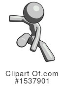 Gray Design Mascot Clipart #1537901 by Leo Blanchette