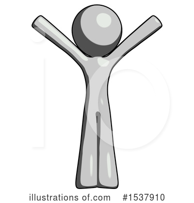 Royalty-Free (RF) Gray Design Mascot Clipart Illustration by Leo Blanchette - Stock Sample #1537910