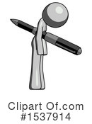 Gray Design Mascot Clipart #1537914 by Leo Blanchette