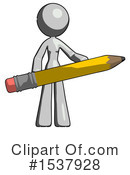 Gray Design Mascot Clipart #1537928 by Leo Blanchette