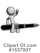 Gray Design Mascot Clipart #1537937 by Leo Blanchette