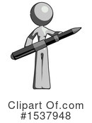 Gray Design Mascot Clipart #1537948 by Leo Blanchette